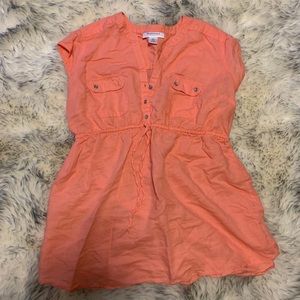 Motherhood maternity peach shirt size large
